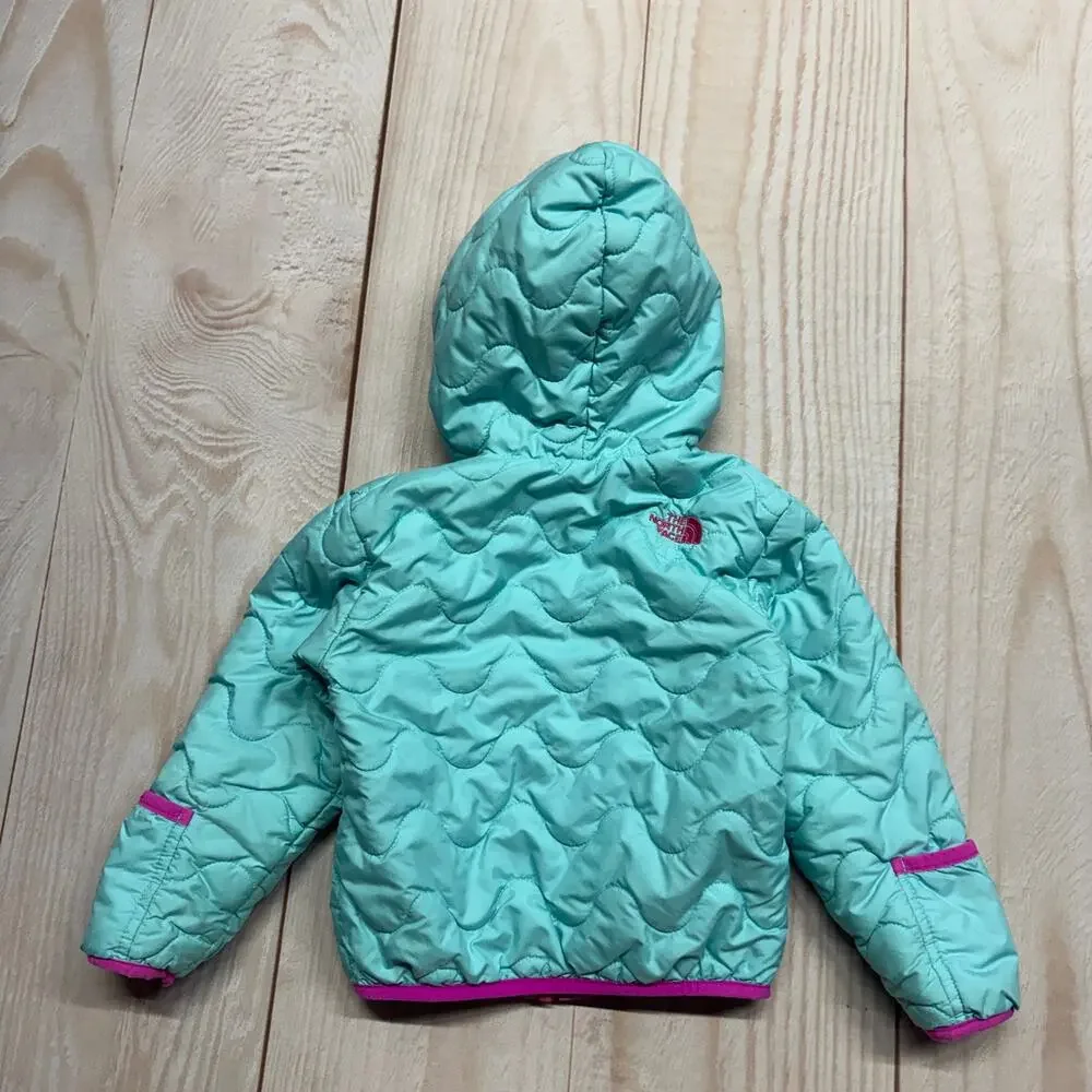 The North Face Baby Girls 18-24M Reversible Perrito Insulated Hooded Jacket